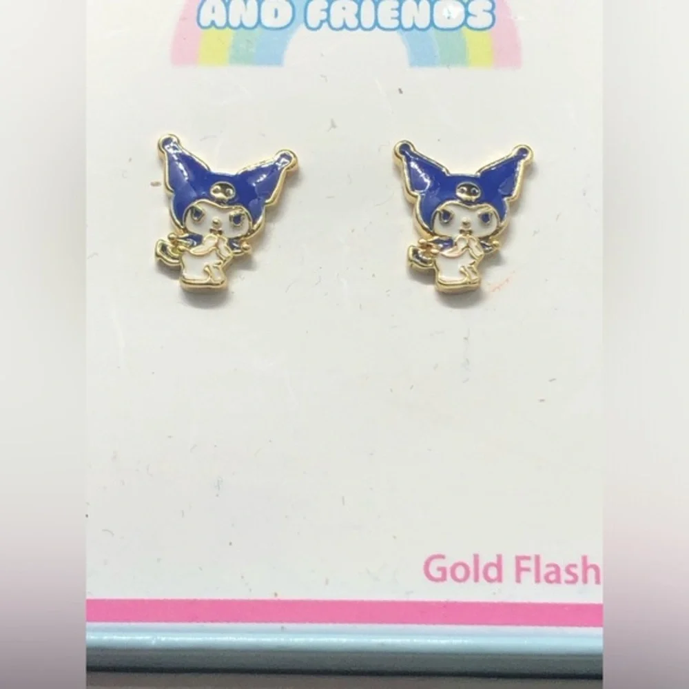 Hello Kitty & Friends Kuromi stud earrings new‎